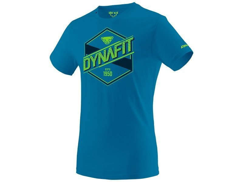 Koszulka z Nadrukiem Dynafit Graphic - mykonos blue